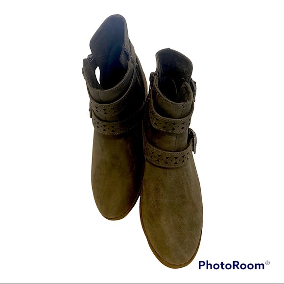 Rocket Dog Grey ankle boots SZ 8 - Picture 2 of 5